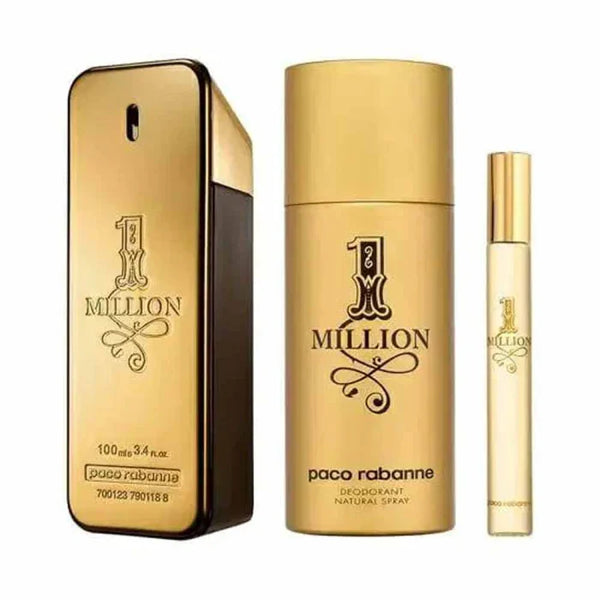 Paco Rabanne One Million M EDT 100 ml+Deo 150 ml+ Mini 10 ml Set