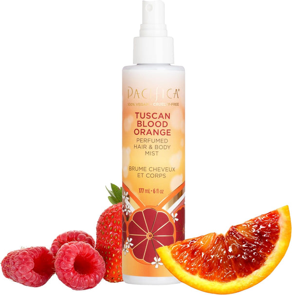 Pacifica Beauty Perfumed Hair & Body Mist, Tuscan Blood Orange, 6 Fl Oz