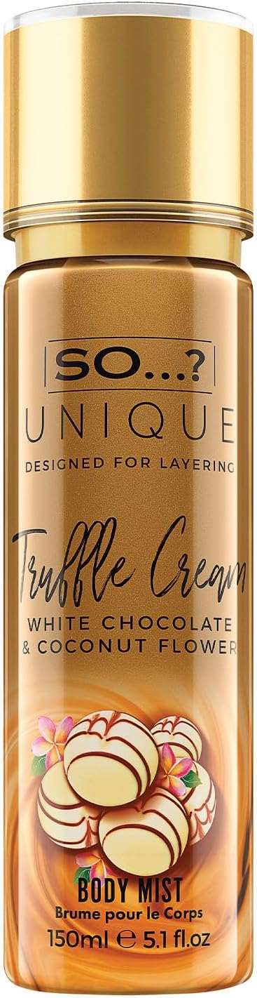 So…? Unique Womens Truffle Cream Body Mist Fragrance Spray 150ml