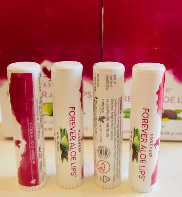 Forever Living Aloe Lips with Jojoba Family Pack of 4
