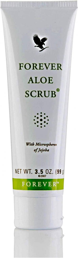 Forever Living Aloe Scrub Uses Microspheres of Jojoba for A Gentle Cleansing Experience