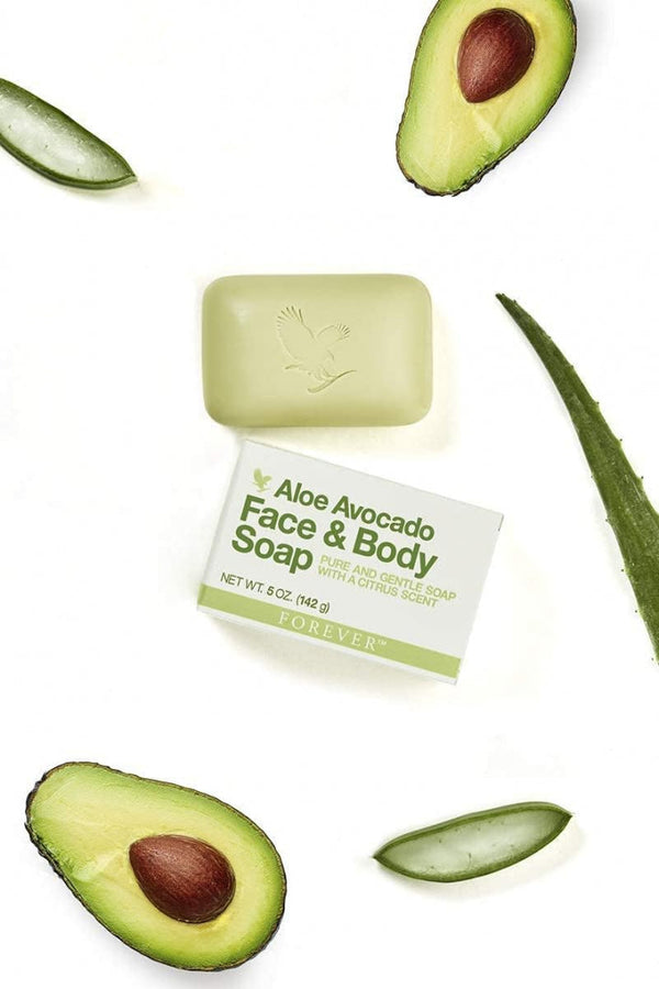 Forever Avocado Face and Body Soap Pack of 2