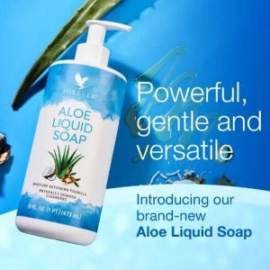 Forever Living Aloe Hand and Face Liquid Soap - Argan Oil and Jojoba Infuse Moisture Into Your Skin