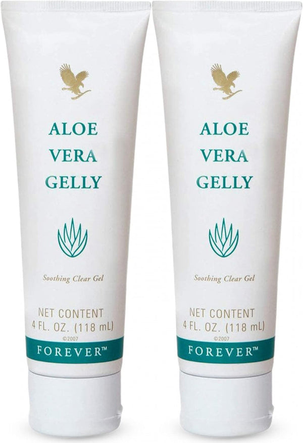 Forever Living Aloe Vera Gelly 100% Stabilized 2 Pack, 4 Fl Oz