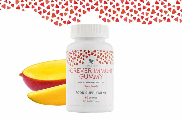 Forever Living Immune Gummy, Gluten-Free, Preservative-Free, and Low-Sugar