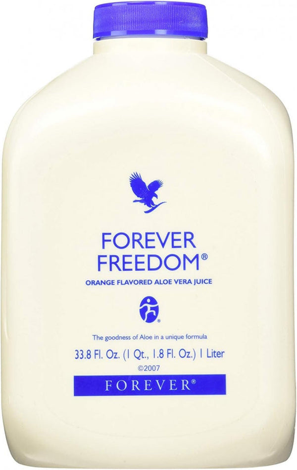 Forever Freedom Orange Flavored Aloe Vera Juice, 1 Liter