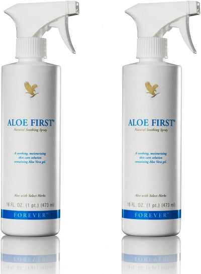 Forever Aloe First Natural Soothing Spray, 16 Fl Oz - Pack of 2