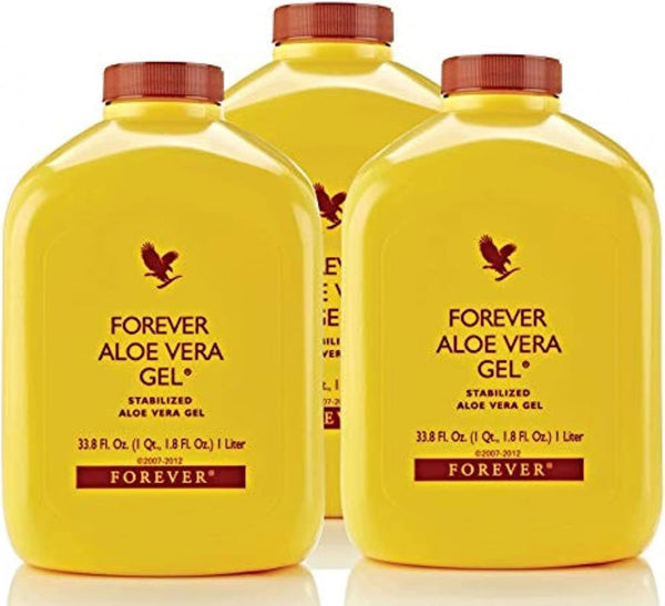 Forever Aloe Vera Gel - Forever Living Pack of 3 3 L