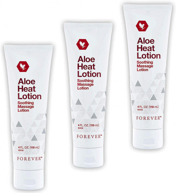 Forever Living Aloe Heat Lotion Pack of 3