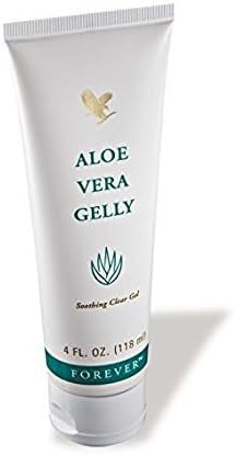 Forever Aloe Vera Gelly Moisuriser 100% Stabilized Aloe Vera Gel 6 Pack, 4 Fl Oz