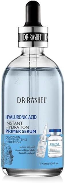 Dr Rashel Hyaluronic Acid Instant Hydration Primer Serum | Hydration, Moisturizer - Anti-Aging And a Youthful Glow, Size 100ML (3.38 FL Oz) Pack of 1