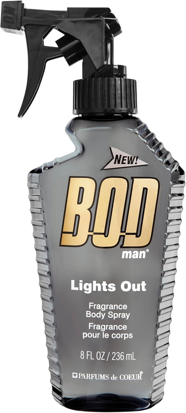 Bod Man Lights Out 236ml Body Spray for Men