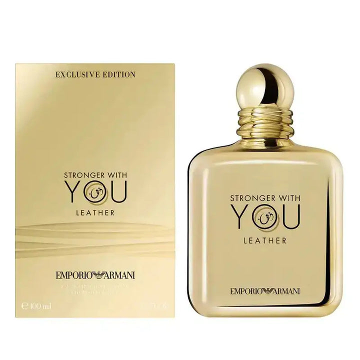 Armani Stronger With You Leather (Edp) - 100ml