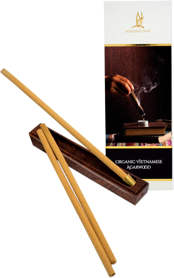 Oriental Oud 15-Piece Organic Vietnamese Agarwood Incense Set Unisex