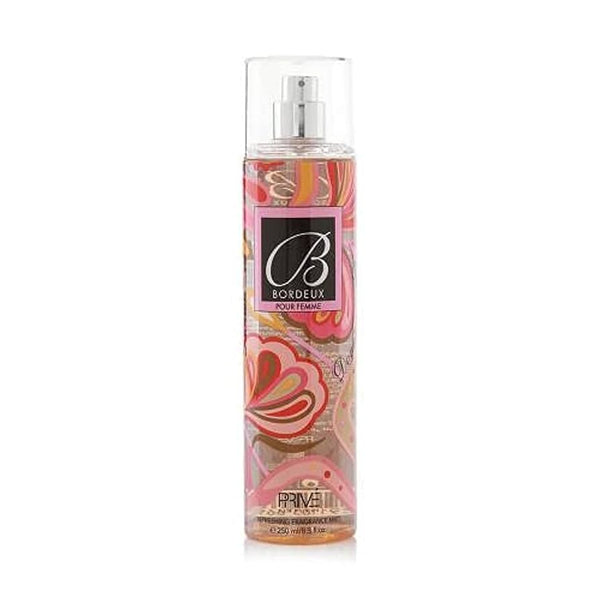 Prive Bordeux 250ml Body Mist For Women