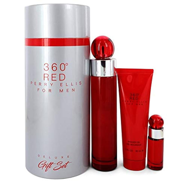 Perry Ellis 3-Piece Gift Set for Men, 360 30ml EDT, 360 Red 30ml EDT, Reserve 30ml EDT