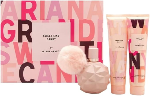 Ariana Grande Sweet Like Candy Set Edp 100ml + Body Mist 118ml + Body Souffle 100ml for Women