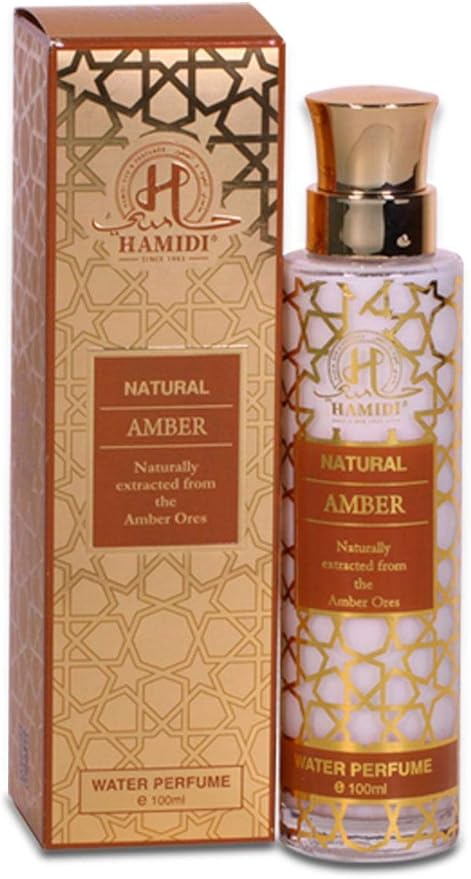 Hamidi Natural Amber 100ml Water Based Perfumes Unisex