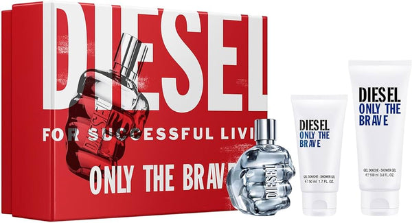 Diesel Only The Brave Pour Homme Set Edt 75ml + Shower Gel 100ml + Shower Gel 50ml for Men