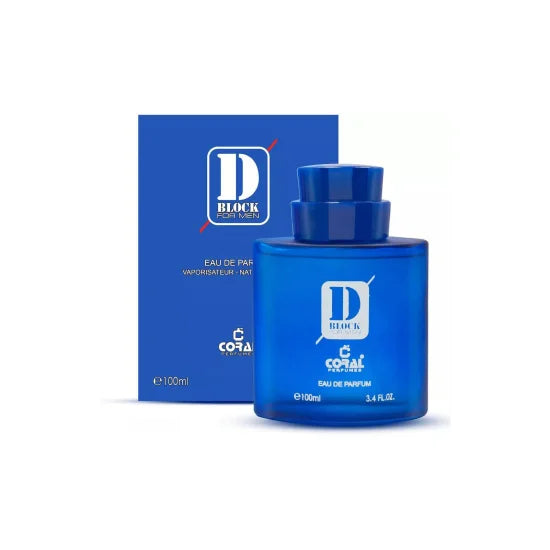 Coral D Block Blue 100ml EDP for Men