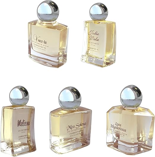 Charrier Parfums 5 Pieces Les Parfums Collection Luxe Mini Gift Box Set EDP for Men