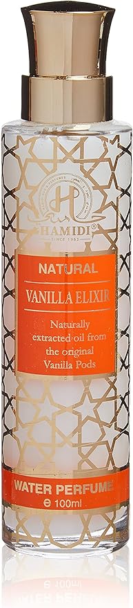 Hamidi Natural Vanilla Elixir 100ml Water Based Perfumes Unisex