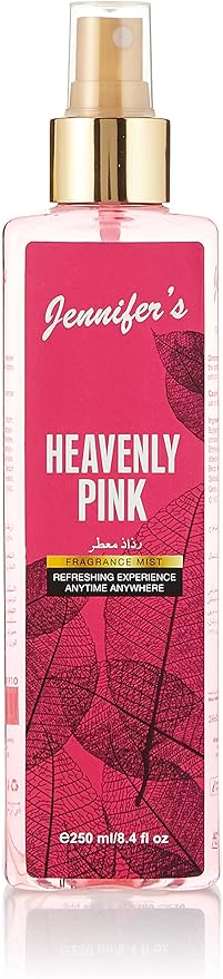 Jennifer's Heavenly Pink Fragrance 250ml Body Mist for Women