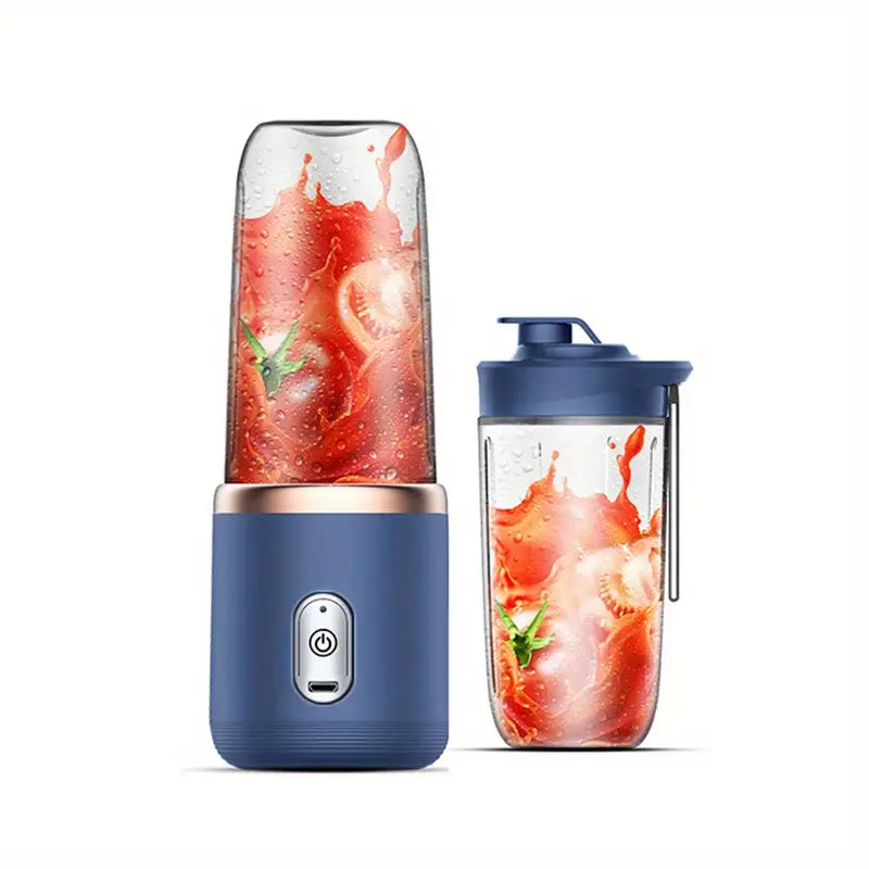 New Portable Juicer With 1 Cup, USB Rechargeable Mini Blender Fresh Juicing Cup
