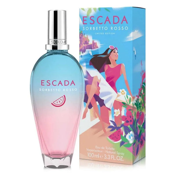 Escada Sorbetto Rosso Limited Edition Edt 100Ml for Women