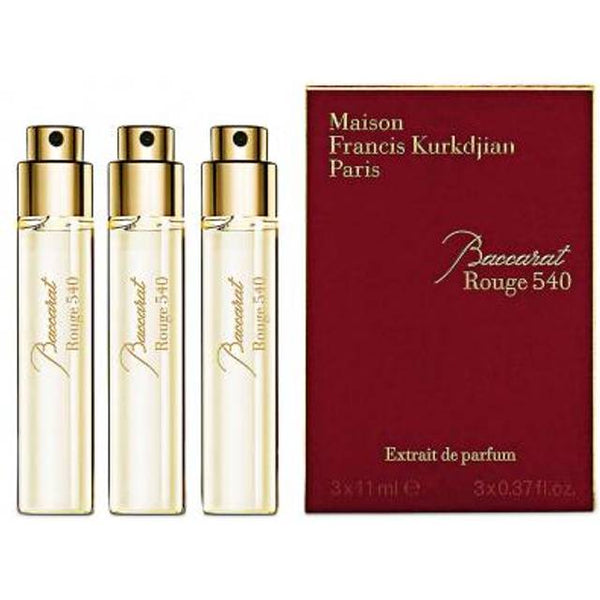 MFK Baccarat Rouge 540 Extrait Globe Trotter Travel Spray Refill (3x11ml)