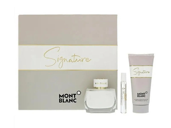 MONT BLANC SIGNATURE (W) SET EDP 90ML + EDP 7.5ML + BL 100ML