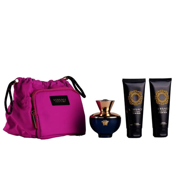Versace Pour Femme Dylan Blue 100Ml 4 Pcs Set
