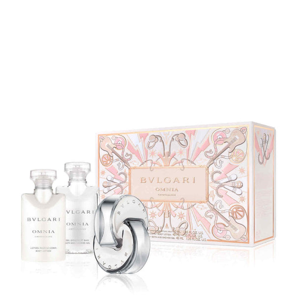 BVLGARI OMNIA CRYSTALLINE EDT 40ML + BODY LOTION 40ML *2 SET