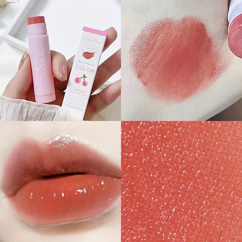 1/3 Pcs Tinted Moisturizing Lip Balm Lipstick Hydrating Fade Lip Lines