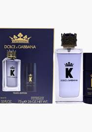 Dolce & Gabbana 2-Piece K Travel Edition Gift Set for Men, 100ml EDT, 75gm Deostick